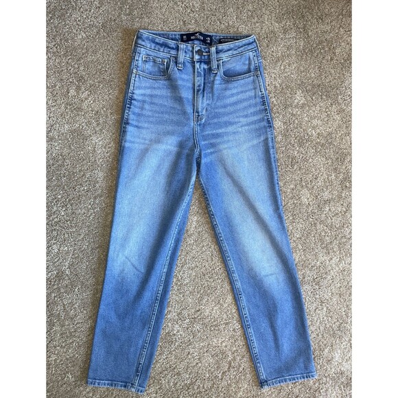 Hollister Ultra High Rise Mom Jeans Vintage Stretch 24x25 0S - Picture 5 of 7